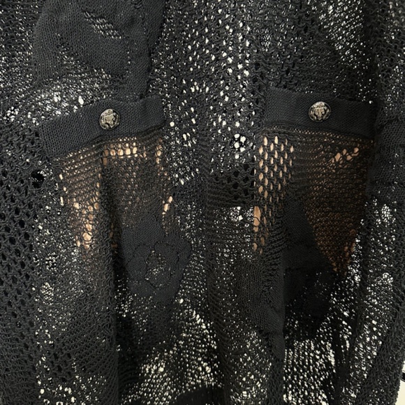 Authentic Chanel CC Coco Crochet Dress with Belt 38 - Picture 4 of 13